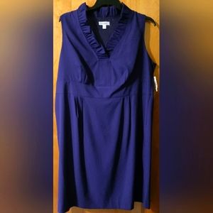 Dress Barn Short Sleeve Puple Dress